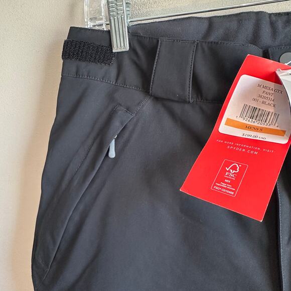 Spyder Men's Mesa GTX Snow Pant Black S NEW - Picture 4 of 14